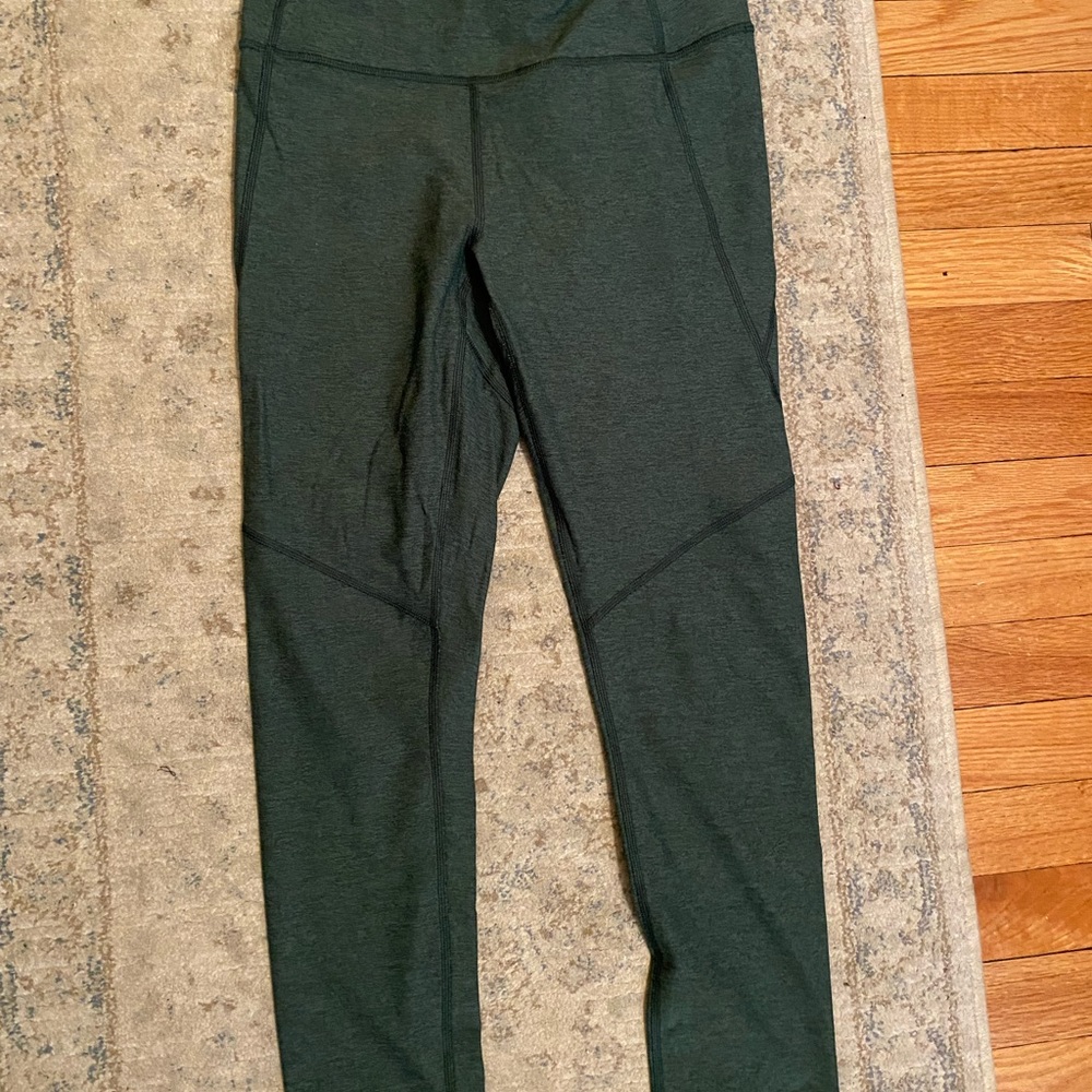 Dark Green Outdoor Voices Leggings